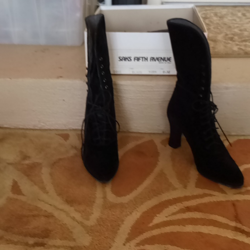 Black Suede Boots